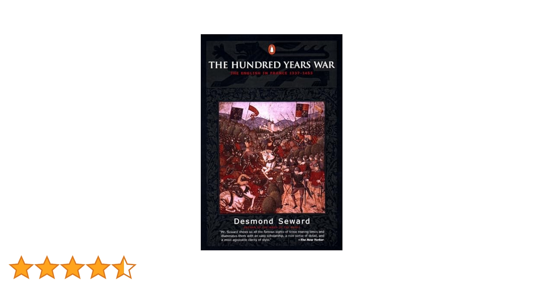希少　The Hundred Years War Desmond Seward Amazon.com: The Hundred Years War: The English in France